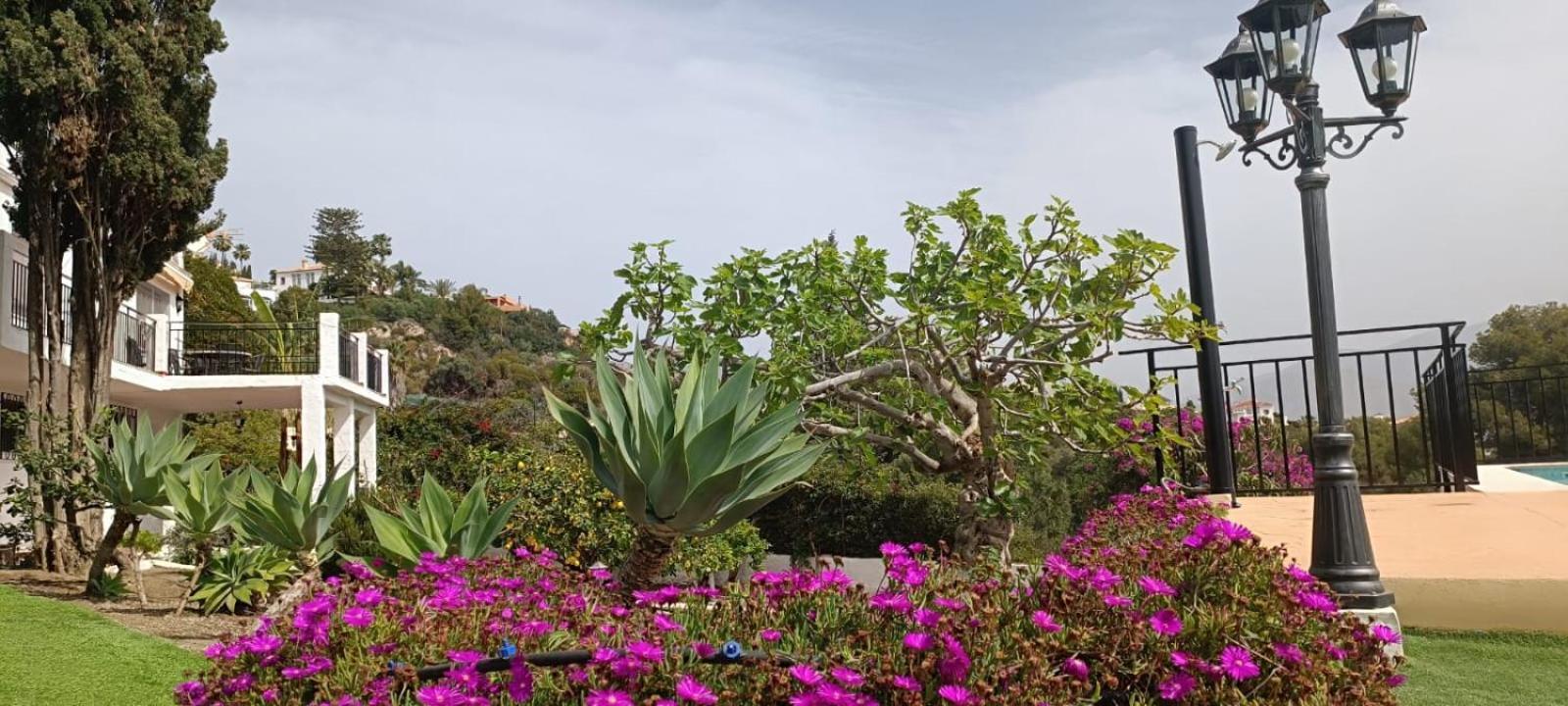 فيلا La Torrecica, Con Caracter Andaluz Y Magnificas Vistas Al Mar Y Sierra Nevada سالوبرينيا المظهر الخارجي الصورة